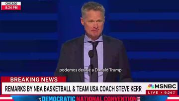 Steve Kerr destroza a Trump parafraseando a Curry