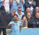 Pelos de punta con lo que pasó en el Etihad en el retorno de Gündogan