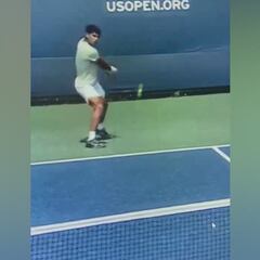 El mundo del tenis, en vilo: el momento de la lesión de Alcaraz a 3 días de debutar en el US Open