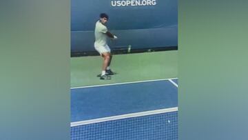 El mundo del tenis, en vilo: el momento de la lesión de Alcaraz a 3 días de debutar en el US Open