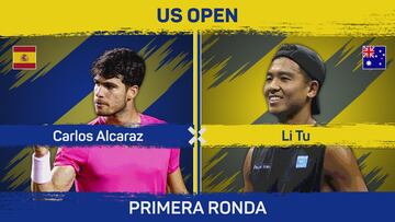 Resumen del C. Alcaraz vs. Li Tu del US Open