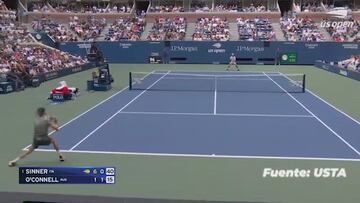 Es una locura de punto y el ángulo de la cámara lo hace aún más espectacular: con ustedes, el número uno del mundo