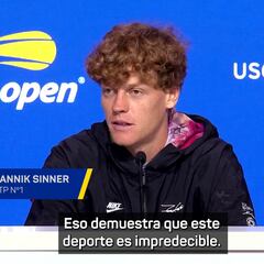 Sinner: “¿Alcaraz y Djokovic eliminados? Siempre que bajas un poco tu nivel...”