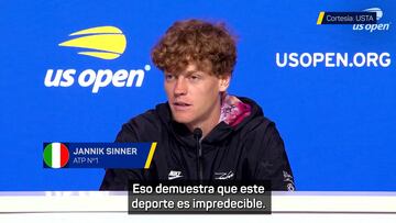 Sinner: “¿Alcaraz y Djokovic eliminados? Siempre que bajas un poco tu nivel...”