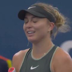 Pelos de punta con la celebración de Badosa al igualar su mejor actuación en un Grand Slam