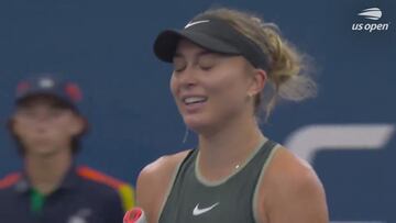 Pelos de punta con la celebración de Badosa al igualar su mejor actuación en un Grand Slam