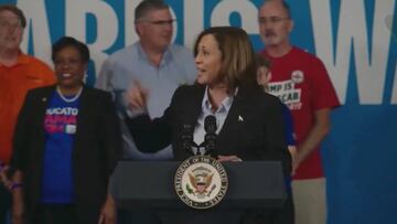 Kamala Harris adopts new accent at Detroit rally, continuing trend of adjusting speech by state