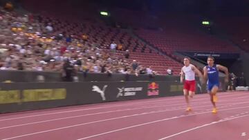 Duplantis stuns Warholm in epic 100m showdown, defying all odds!