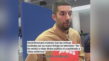 Broncano explota por las “falsedades” sobre su salario de 14 millones: “No le voy a quitar dinero a niños enfermos”