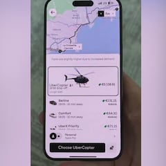 Así es pedir un lujoso helicóptero Uber