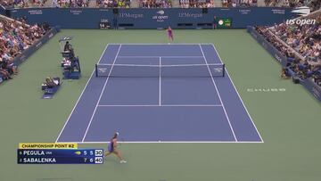 Es la número dos e hipnotiza ver la potencia de sus golpes: así trituró Sabalenka el US Open