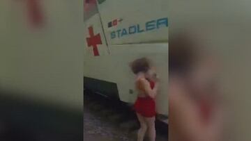 Una mujer sobrevive milagrosamente tras ser atropellada por un tren en Georgia