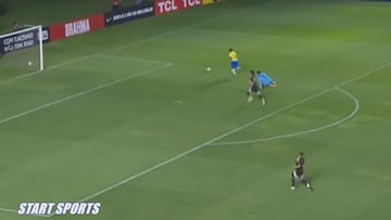 Convierten en meme a Vitor Roque tras fallar esta ocasión con Brasil sub-20: solo escuchen al narrador