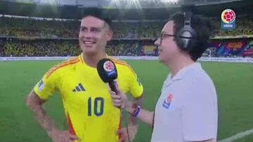 Cuando el código deontológico te lo dejas en casa: tremendo este clip de un periodista colombiano con James