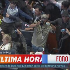 Manifestantes irrumpen en el senado de México tras la aprobación de la polémica reforma judicial
