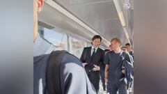 Florentino’s show of faith: surprise companion accompanies Real Madrid to San Sebastián