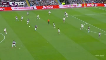 Lo de Emery es mucho: golazo antol車gico de la pr車xima estrella de la Premier para remontar un 0-2 con una reacci車n del Dibu ic車nica