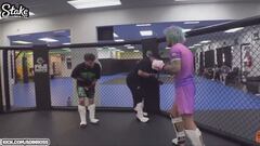 Una estrella de la UFC ‘lucha’ contra un famoso streamer: acumula 2M de visitas