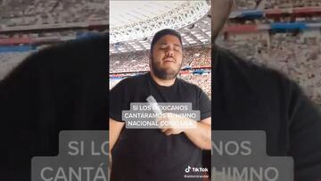 Así se cantaría el Himno de México si se hiciera como el de Estados Unidos