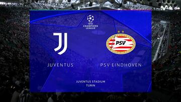 Resumen y goles del Juventus vs PSV, fase de grupos de la Champions League