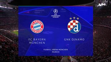 Resumen y goles del Bayern de Múnich vs Dinamo de Zagreb, fase de grupos de la Champions League