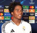 Endrick se emociona en TV tras su debut goleador en Champions: así fue su primera entrevista en el Bernabéu