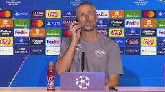 Ejemplo de señorío de Marco Rose con el Atlético de Madrid y el Metropolitano: el respeto es máximo