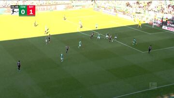 El golazo de Musiala con el Bayern por la jugada Maradoniana de Olise, su fichaje de 53 millones