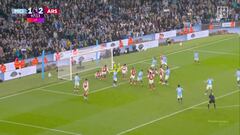 El vergonzoso acto de Haaland justo después de empatar el City en el 98′