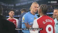 Haaland insults Gabriel Jesus and tells Arteta to stay humble in wild Man City-Arsenal scene