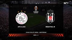 Resumen y goles del Ajax vs Besiktas, jornada 1 de la Europa League