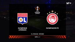 Resumen y goles del Olympique Lyon vs Olympiacos, jornada 1 de la Europa League