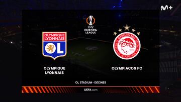 Resumen y goles del Olympique Lyon vs Olympiacos, jornada 1 de la Europa League