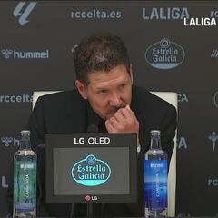 Simeone elogia a Julián Álvarez tras su gol ante el Celta: se tienen cariño y se nota