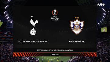 Resumen y goles del Tottenham vs Qarabag, jornada 1 de la Europa League