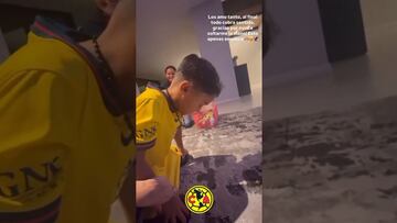 Hijo de Rodrigo Aguirre lloró al ver a su papá ganar la Campeones Cup