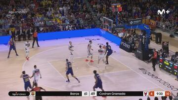 ¡Qué manera de aterrizar en la ACB! El ‘martillazo’ con el que se ha estrenado la nueva estrella del Barça