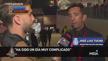 Un inspector de policía del estadio: “Un expulsado portaba un mechero y otro objeto... ¿Un arma? Puede ser”