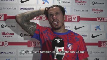 Capitán y de los más ‘calientes’ del Atleti: preguntan a Giménez por Vinicius y deja esta reflexión