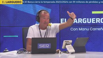 La portada más dura de Carreño en El Larguero contra el Atlético: “Si no son conscientes...”