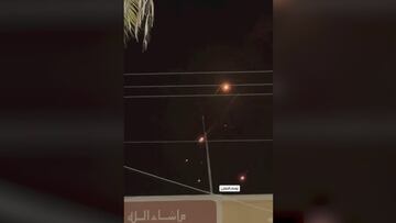 El vídeo de las calles de Gaza celebrando los misiles en dirección a Israel