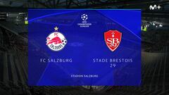 Resumen y goles del Salzburgo vs Brest, jornada 2 de la Champions League