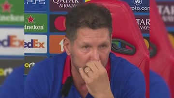 El Cholo más desafiante cuando le mentan sus declaraciones tras la polémica en el derbi