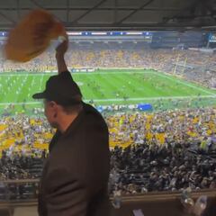 Elon Musk electrifies the Steelers vs. Cowboys showdown, waves terrible towel with flair!