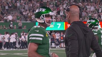 Awkward sideline moment with Aaron Rodgers raises questions amid Robert Saleh’s firing