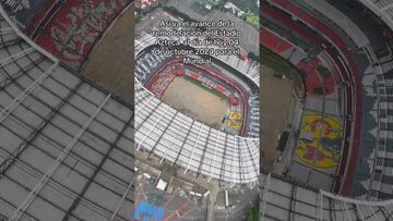A año y medio del Mundial 2026, así va la remodelación del Estadio Azteca