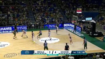 Resumen del Unicaja vs Szczecin, jornada 2 de la Basketball Champions League