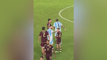 Messi’s tumultuous return: dramatic clash and slap moment with Venezuelan player