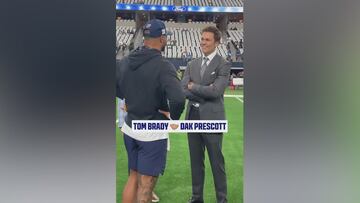 Tom Brady’s epic expression: captivated by Dak Prescott pre-game chat