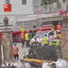 Sale a la luz la pelea de los obreros del Spotify Camp Nou: imágenes esclarecedoras